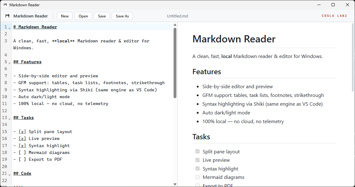 MarkdownReader